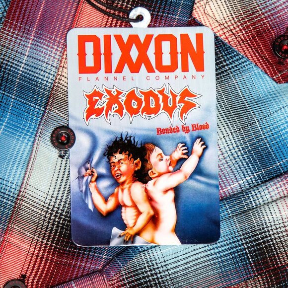 DIXXON Flannel x EXODUS Collab Flannel Shirt- Women's 2XL - Picture 4 of 9